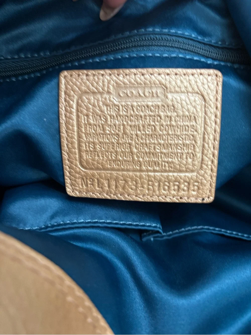 Coach Madison Phoebe Champagne Shoulder Bag